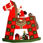 Yılbaşı Yeniyıl Dekorasyonu Ahşap Yılbaşı Süpriz Takvimi Christmas Noel Wooden Advent Calender Ahşap Advent Calender At