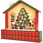 Yılbaşı Yeniyıl Dekorasyonu Ahşap Yılbaşı Süpriz Takvimi Christmas Noel Wooden Advent Calender Ahşap Advent Calender Ev