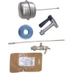 Yıldıray Çay Kazanı Musluğu + Çay Kazanı Şamandırası ve Flatör Sistemi + 1 Paket 5 Adet Musluk Bezi Safir - BEYAZ