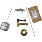 Yıldıray Çay Kazanı Ocağı Bakır Kaplamalı Musluğu + Şamandıra + Flatör Sistemi+ 1 Paket 5 Adet Musluk Bezi Safir Çay Kazanları - SARI