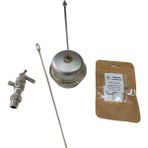 Yıldıray Çay Ocağı Şamandıra ve Flatör Sistemi Çay Kazanı Flatör Şamandıra Takımı +1 Paket 5 Adet Musluk Bezi Setf - BEYAZ