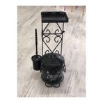 Yıldıray Metal Siyah Ferforce 3'Lü Banyo Seti Csym1050 192 Siyah Tek Ebat