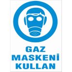 Yıldırım Gaz Maskeni Kullan Levhası 25 x 35 cm