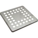 Yıldırım Nalbur 2 Adet Yer Sifonu Süzgeci Kapak Küçük Boy Metal Paslanmaz Duş Süzgeci Kapağı Gider Kapağı 9.5 cm
