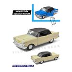 YILDIRIM OYUNCAK 1:43 Ölçek Die Cast Metal Çek Bırak Araba 12 cm-1957 Model Chevy Bel Air Açılabilir Kapılar