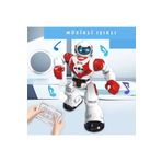 YILDIRIM OYUNCAK 16 Fonksiyonlu Şarjlı Uzaktan Kumandalı Akıllı Robot Sesli Işıklı Programlama Dans Moonwalk Robot