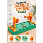 YILDIRIM OYUNCAK 2 Kişilik Parmak Basketbol Oyunu Masaüstü Basket Oyuncağı Mini Basket Atış Oyun Seti