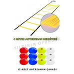 YILDIRIM OYUNCAK Basketbol Antrenman Seti 4m Merdiven Çanak - Futbol Antrenman Seti Merdiven Çanak 2li Set