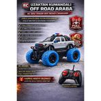 YILDIRIM OYUNCAK RC Uzaktan Kumandalı 4X4 Polis Arabası | Dev Teker Off Road Güçlü Motor Oyuncak Araba
