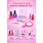 YILDIRIM OYUNCAK Sürülebilir Mini Makyaj Güzellik Seti