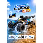 YILDIRIM OYUNCAK Uzaktan Kumandalı Şarjlı 15 Km/h Yapan Off Road RC Araba 35cm – 2.4GHZ Su Geçirmez Arazi Arabası