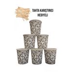YILDIRIM PAPER CUP 6,5 OZ KARTON BARDAK (3000 ADET) + TAHTA KARIŞTIRICI