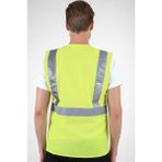 Yıldırımlar Fermuarlı Ikaz Yelek - Sarı - 3XL