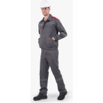 Yıldırımlar Harman Kumaş 5 cm Reflektörlü Mont - Pantolon - Gri - Kırmızı - 50