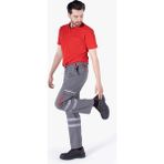 Yıldırımlar Yıldırımlar Körüklü Çift Komando Cepli Pantolon - Gri - Kırmızı - 62