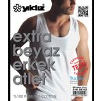 Yıldız 00 Süprem Beyaz Erkek Atlet