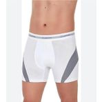 YILDIZ 115 ERKEK BEYAZ COMFORT MODAL BOXER TEKLİ