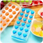 Yıldız 18 Izgara Silikon Çikolata Kalıp Tepsisi Yaratıcı Yıldız/kalp/yuvarlak/kare Şekilli Buz Küpü Kek Dekorasyon Kalıp (Yurt Dışından) - Ice Cream Tubs - Renkli