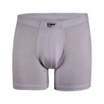 Yıldız 320-321-322-323 Erkek Bambu Likralı Boxer- 1 Adet - 3XL - Gri