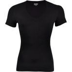 Yıldız 355-356 Erkek Derin V Yaka Kısa Kollu T-Shirt - M - Siyah