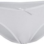 Yıldız 3550 Beyaz 12 Adet Kadın Likralı Kaşkorse Bikini Külot