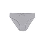 Yıldız 3574 Gri 12 Adet Kadın Ribana Kalpli Bikini Külot