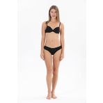 Yıldız 3578 Siyah Kadın Ribana Kalpli Bikini Külot
