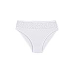 Yıldız 3785 Beyaz 12 Adet Kadın Likralı Dantelli Bikini Külot
