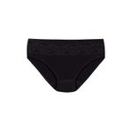 Yıldız 3786 Siyah 12 Adet Kadın Likralı Dantelli Bikini Külot