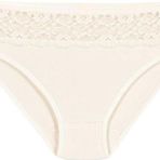 Yıldız 3788 Ekru 12 Adet Kadın Likralı Dantelli Bikini Külot