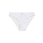 Yıldız 3790 Beyaz 12 Adet Kadın Likralı Dantelli Bikini Külot