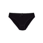 Yıldız 3901 Siyah 12 Adet Kadın Modal Dantelli Bikini Külot