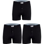 Yıldız 3'lü Yıldız Erkek Havlu Bel Penye Boxer - 3XL - Siyah
