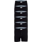Yıldız 6'lı Erkek Havlubel Düğmeli Penye Boxer - S - Siyah