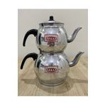 YILDIZ ARKAR Alüminyum Çaydanlık Tombik Model Jumbo Boy No 6 (TOPLAM 4.50 LİTRE)