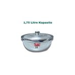 YILDIZ ARKAR Alüminyum Salça Aşure Yahni Kavurma Sos Helvane Tenceresi 1,75 Litre 22 Cm