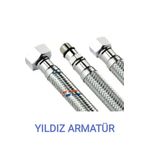 Yıldız Armatür Batarya Bağlantı Hortumu Batarya Fleksi Bağlantı Hortumu Flex M10-3/8 50 cm ( 1 Adet )