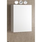 Yıldız Asma 45 Cm Beyaz Mdf Aynalı Banyo Üst Dolabı Beyaz