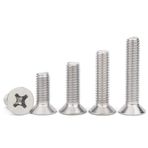 Yıldız Başlı YHB Vida Matkap Uçlu Havşa Başlı Metrik Vida Galvaniz Kaplama Montaj Vidası (20, M4x40)