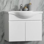 Yıldız Beyaz 65 cm Banyo Dolabı