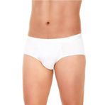 Yıldız Çamaşır 07 Beyaz Ribana Kom Erkek Slip Külot