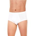 Yıldız Çamaşır 09 Beyaz Ribana Bantlı Erkek Slip Külot