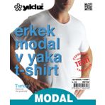 Yıldız Çamaşır 150 Beyaz V Yaka Erkek T-Shirt