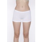 Yıldız Çamaşır 3625 Beyaz Likralı Model Kadın Boxer