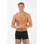 Yıldız Çamaşır 366 Erkek Premium Seri Formen Pamuklu Likralı Esnek Rahat Siyah Boxer