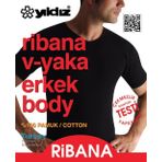 Yıldız Çamaşır 60 Siyah Ribana V Yaka Erkek Fanila Atlet