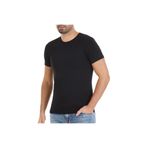 Yıldız Çamaşır Erkek Siyah Bisiklet Yaka Kısa Kollu Modal T-shirt