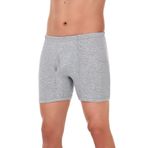 Yıldız Çamaşır YLDZ-05 Gri %100 Pamuk Süprem Paçalı Erkek Boxer
