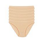 Yıldız Çamaşır YLDZ-2122 Ten Rengi 6'lı Paket %100 Pamuk Bikini Kadın Külot