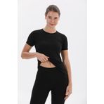 Yıldız Çamaşır YLDZ-2326 Siyah Kadın Termal T-Shirt